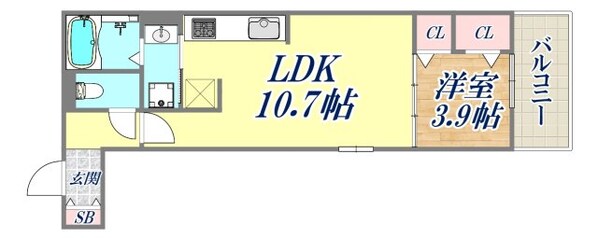 アンベリールの物件間取画像